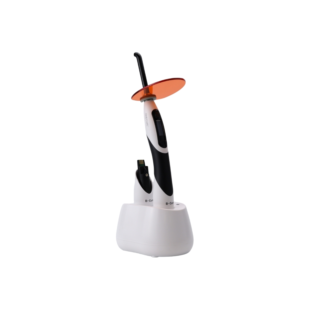 Фотополімерна лампа Woodpecker B-Cure (2000 мВт/см2, 2 акумулятори) + 10 капсул Dyract XP A3 у подарунок