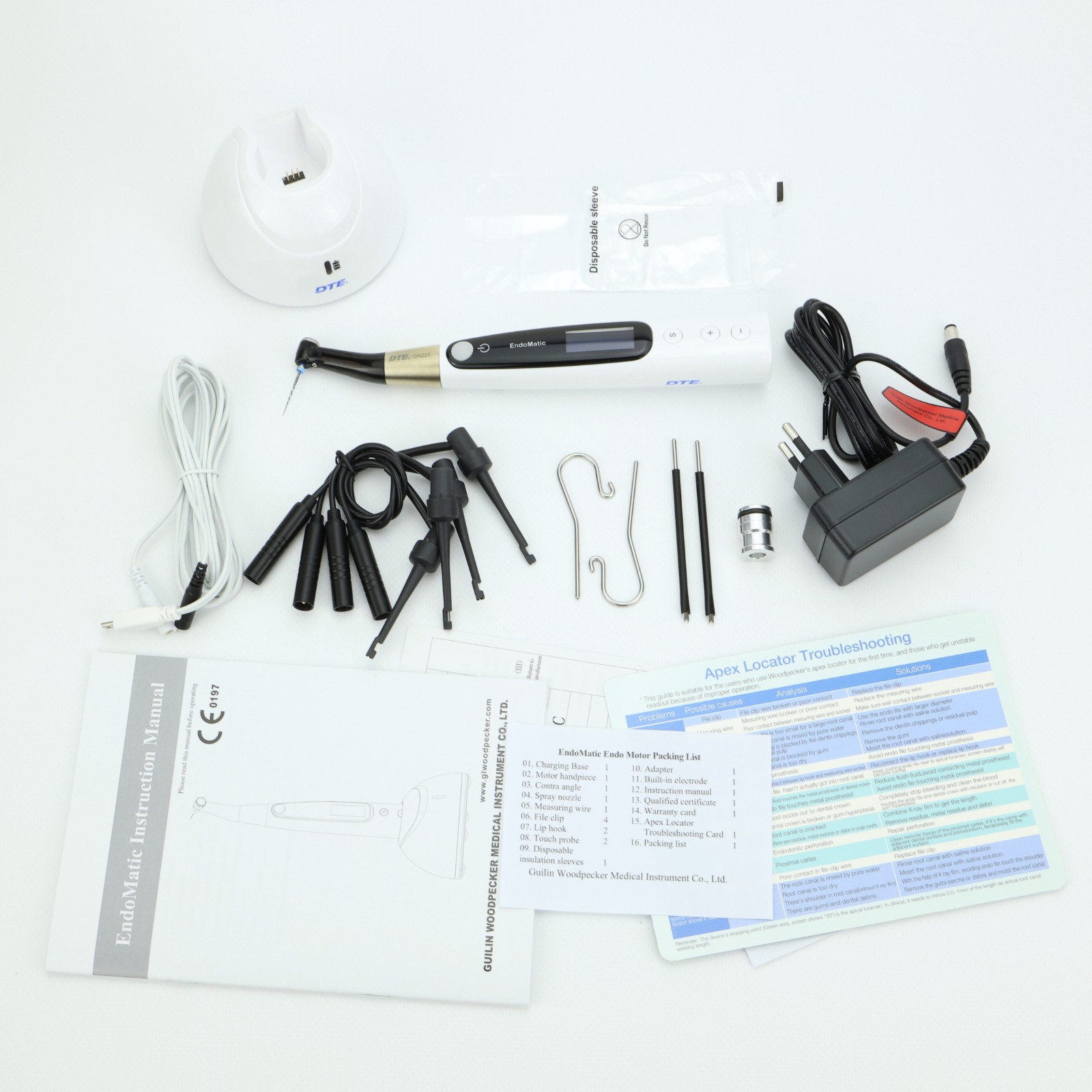 Endo Matic (ЕндоМатік), ендомотор безпровідний, інтегрований апекслокатор, щітковий мотор