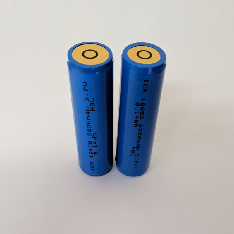 Акумулятор 18650 3.7V 2200mAh, без роз'єму підключення (для ламп Led H / Otho та інших)