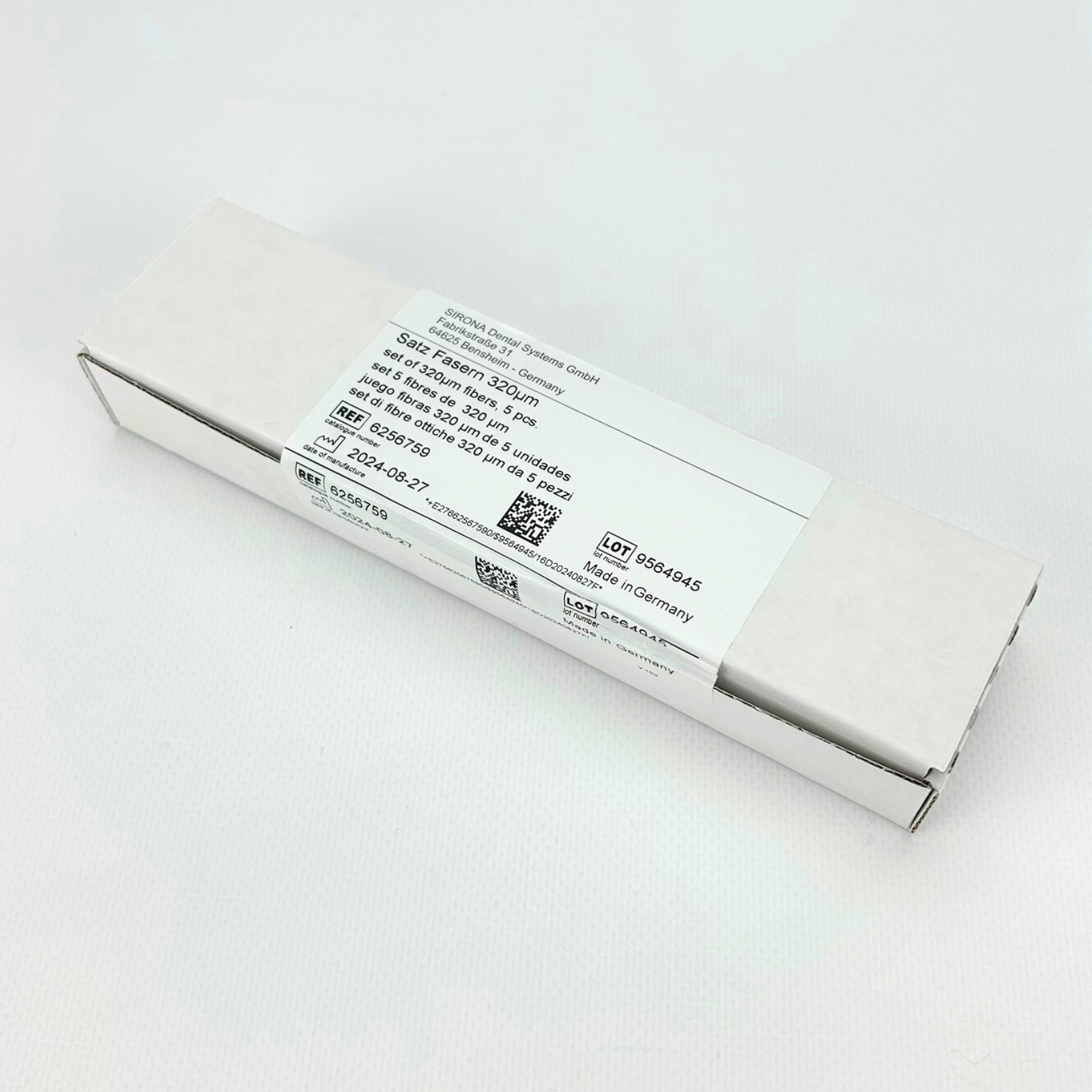 Насадка лазера Sirolaser Advanced Xtend, 320 мкм, 5 шт. чорне упакування (Dentsply Sirona)
