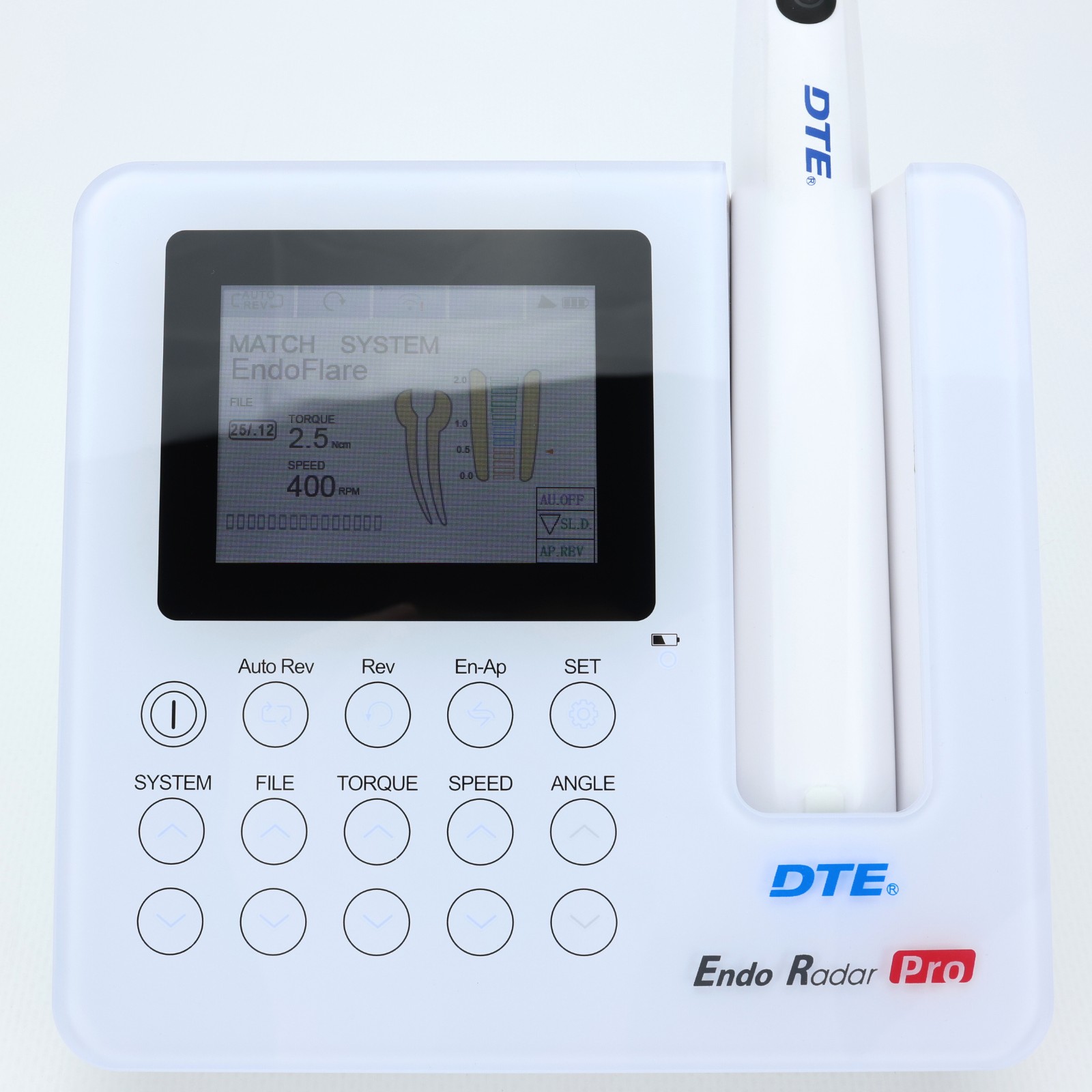 Endo Radar Pro (Ендо Радар Про), ендомотор безпровідний з базою керування, інтегрований апекслокатор, безщітковий мотор