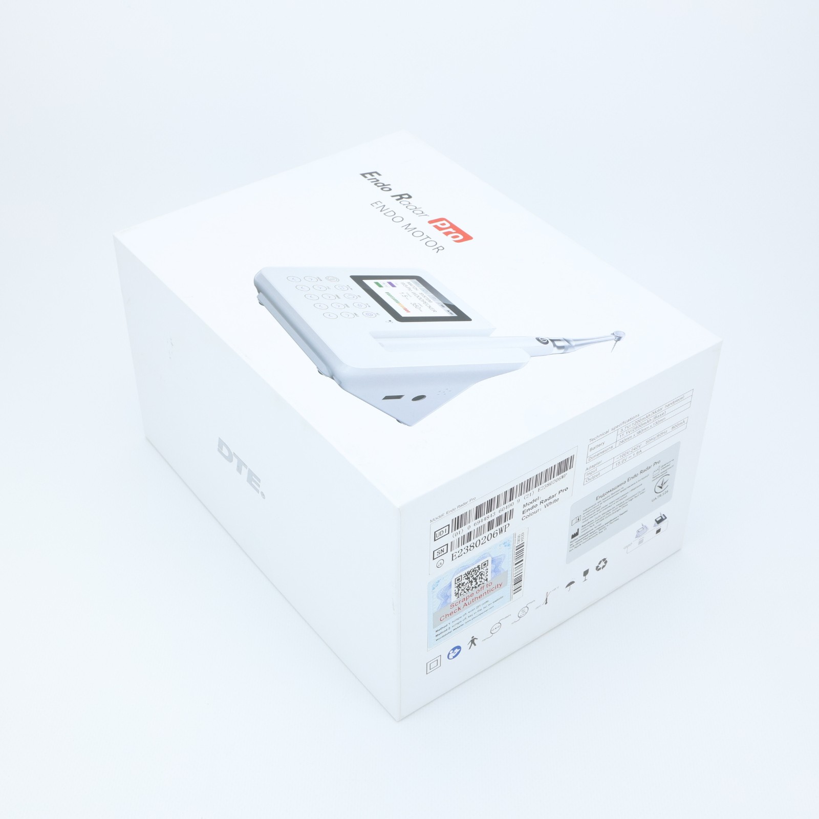 Endo Radar Pro (Ендо Радар Про), ендомотор безпровідний з базою керування, інтегрований апекслокатор, безщітковий мотор