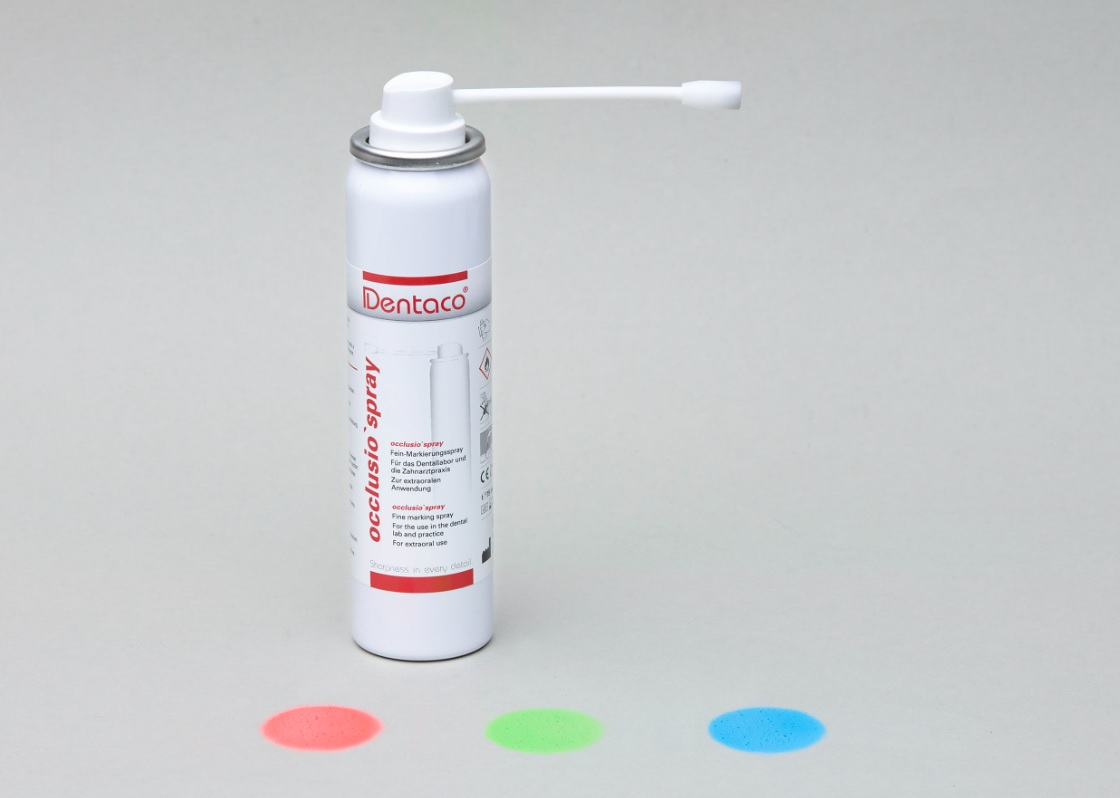 Оклюзійний спрей occlusio spray Dentaco, червоний , флакон, 75 мл (Німеччина)