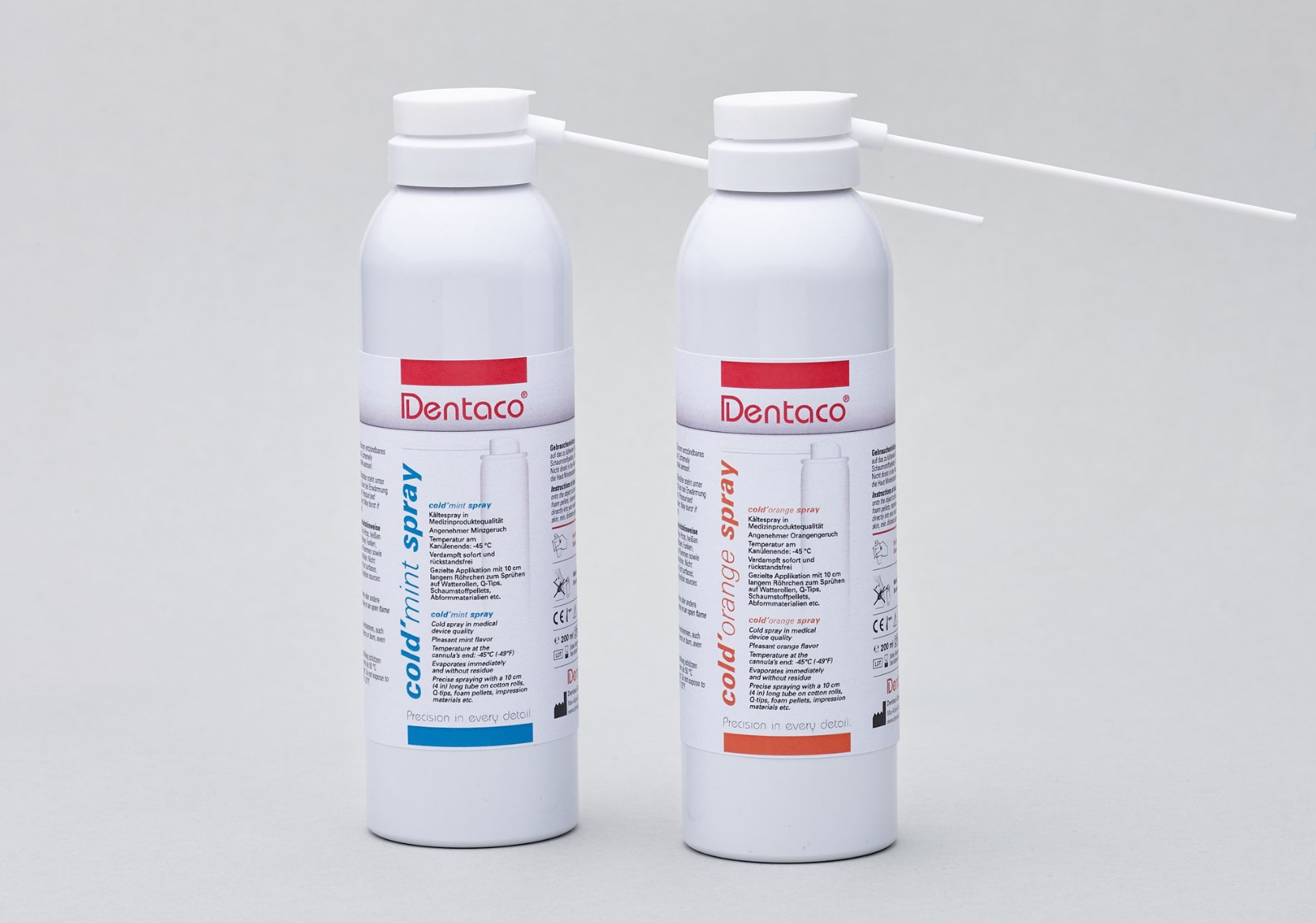 Холодовий спрей / Кріо спрей тест Dentaco cold`orange spray, апельсиновий аромат, флакон, 200 мл  (Німеччина)
