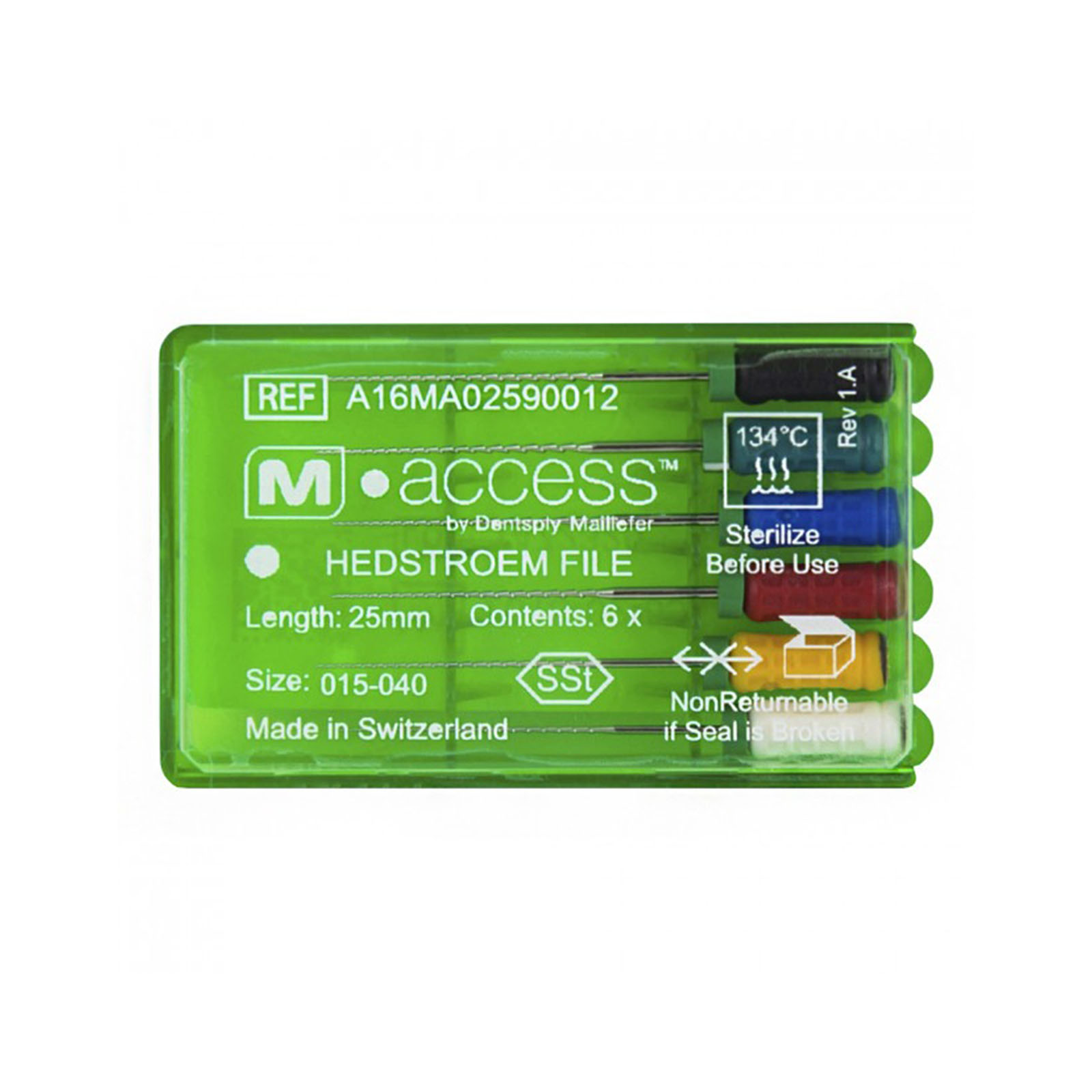 Н-файли Dentsply Sirona M-ACCESS, розмір 030, довжина 31 мм, ручні файли, синій колір, 6 шт. в упаковці (M-ACCESS H-File Hedstroem file ISO 030 002 31mm) - Фото 1 Н-файли Dentsply Sirona M-ACCESS, розмір 030, довжина 31 мм, ручні файли, синій колір, 6 шт. в упаковці (M-ACCESS H-File Hedstroem file ISO 030 002 31mm) - Фото 1