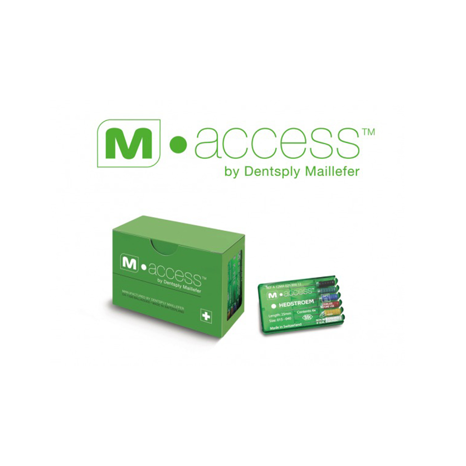 Н-файли Dentsply Sirona M-ACCESS, розмір 030, довжина 31 мм, ручні файли, синій колір, 6 шт. в упаковці (M-ACCESS H-File Hedstroem file ISO 030 002 31mm) - Фото 2
