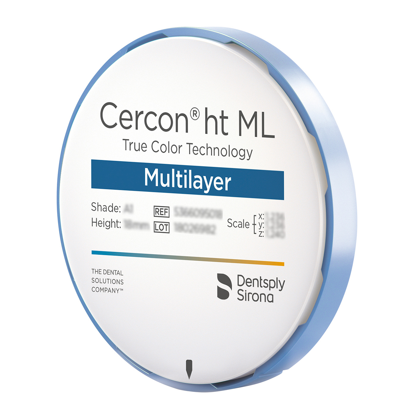 Cercon disc ht ML 14 А3, диск цирконієвий, багатошаровий (98*14)