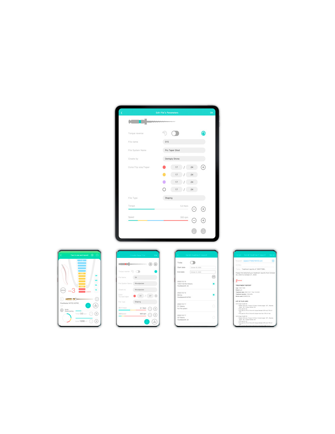 Ендомотор Smart A, інтегрований апекслокатор, керування через програму WEndo