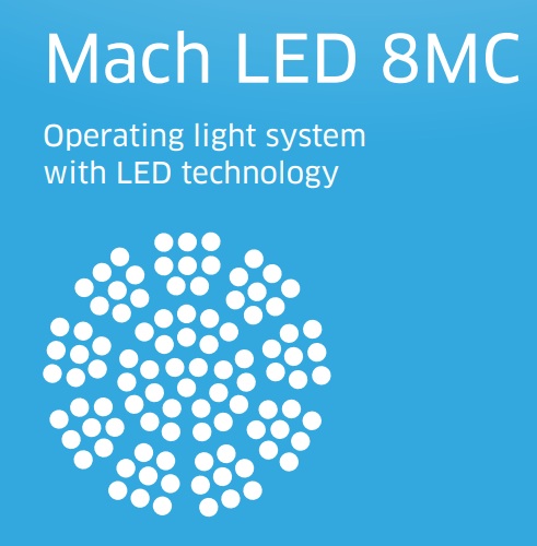 Світильник операційний Mach LED 8MC, стельовий 2,80 - 3,00 м (без додаткових опцій)