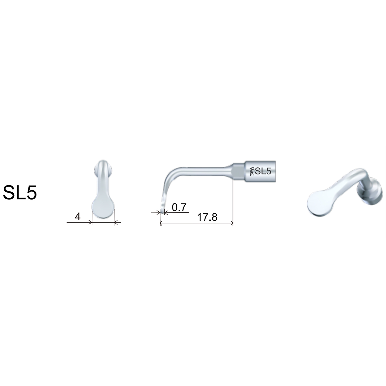 Насадка хірургічна SL5, кут 95 град, різьба Acteon