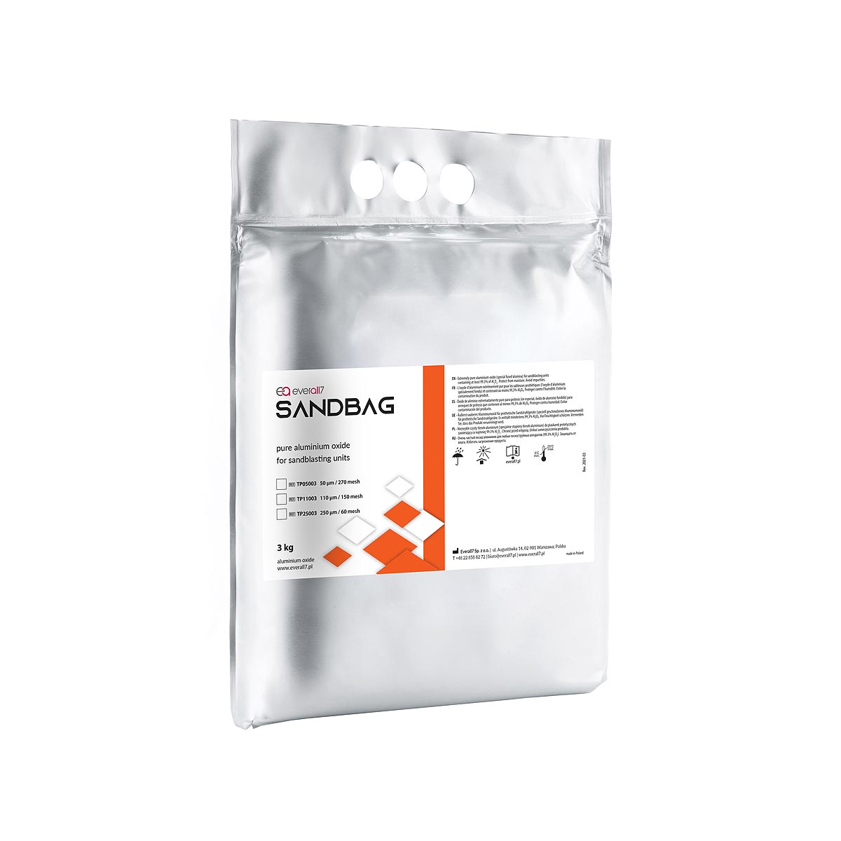 Пісок SANDBAG 250 мікрон, 3кг Пісок SANDBAG 250 мікрон, 3кг