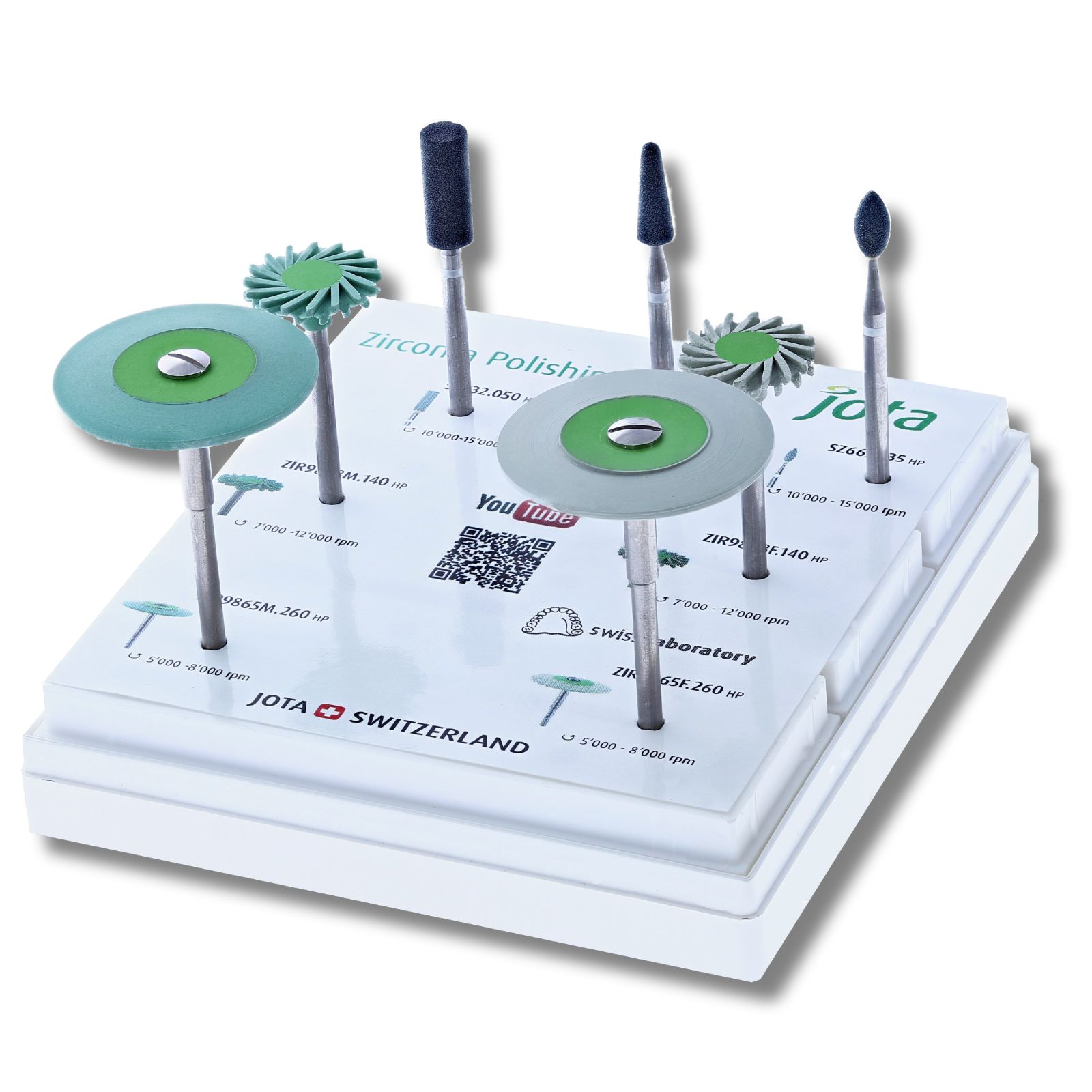 Набір для полірування Jota Zirconia Polishing Kit 1446, для оксиду цирконію, безпастовий