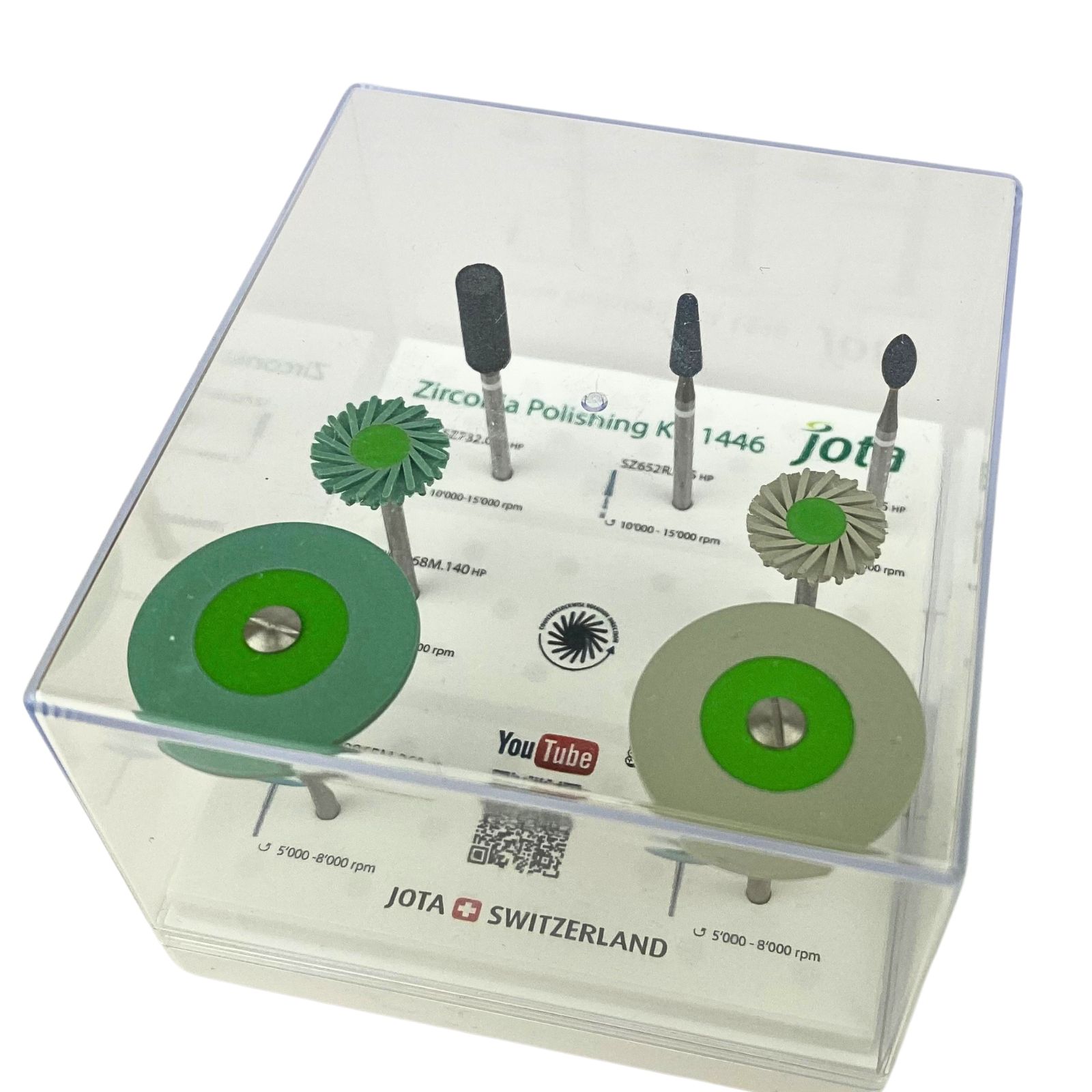 Набір для полірування Jota Zirconia Polishing Kit 1446, для оксиду цирконію, безпастовий