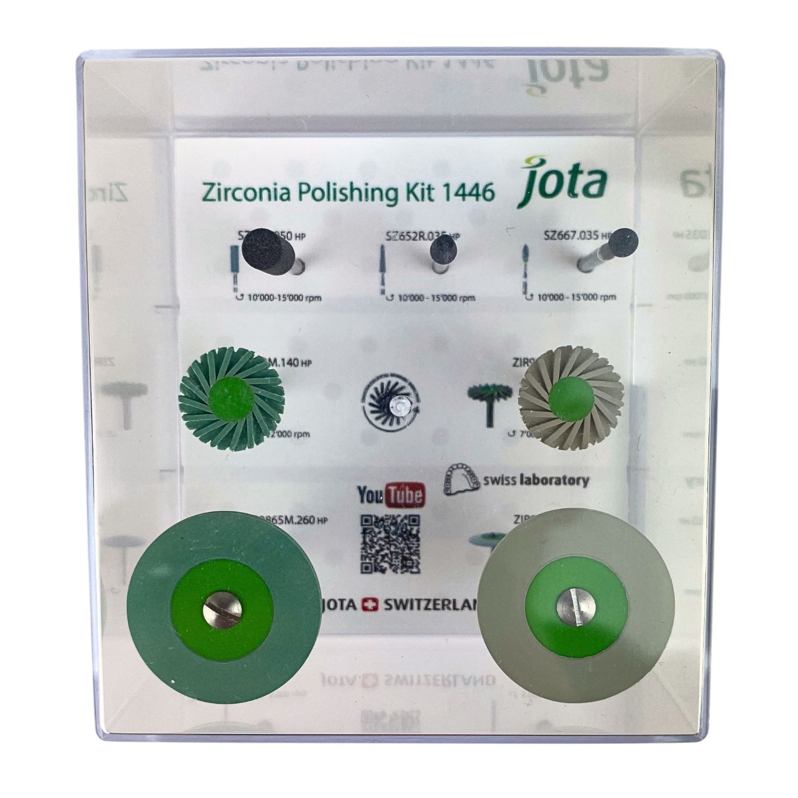 Набір для полірування Jota Zirconia Polishing Kit 1446, для оксиду цирконію, безпастовий