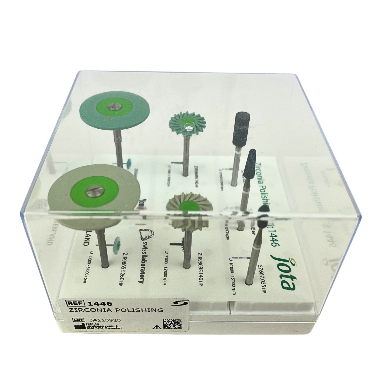 Набір для полірування Jota Zirconia Polishing Kit 1446, для оксиду цирконію, безпастовий