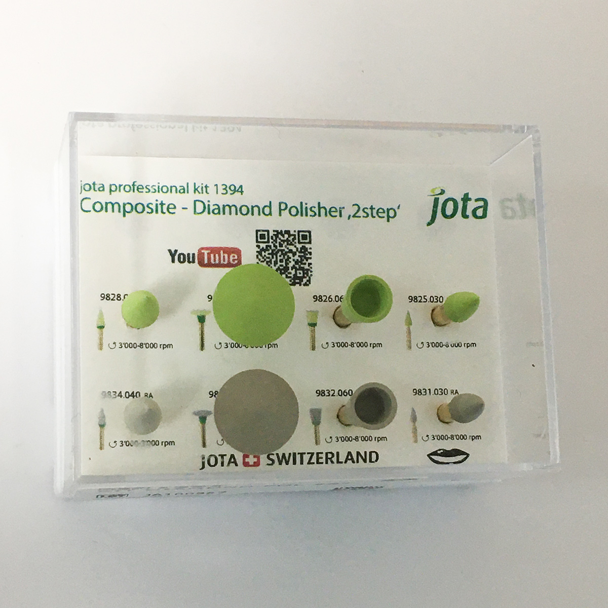 Набір Composite - Diamond Polisher "2 step", jota professional kit 1394, двоступенева система алмазного полірування для фінішної обробки