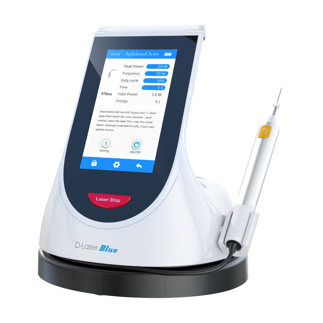 Стоматологічний діодний лазер DTE-Woodpecker D-LASER BLUE (LX16 PLUS): 3 довжини хвилі (450/650/976 нм)