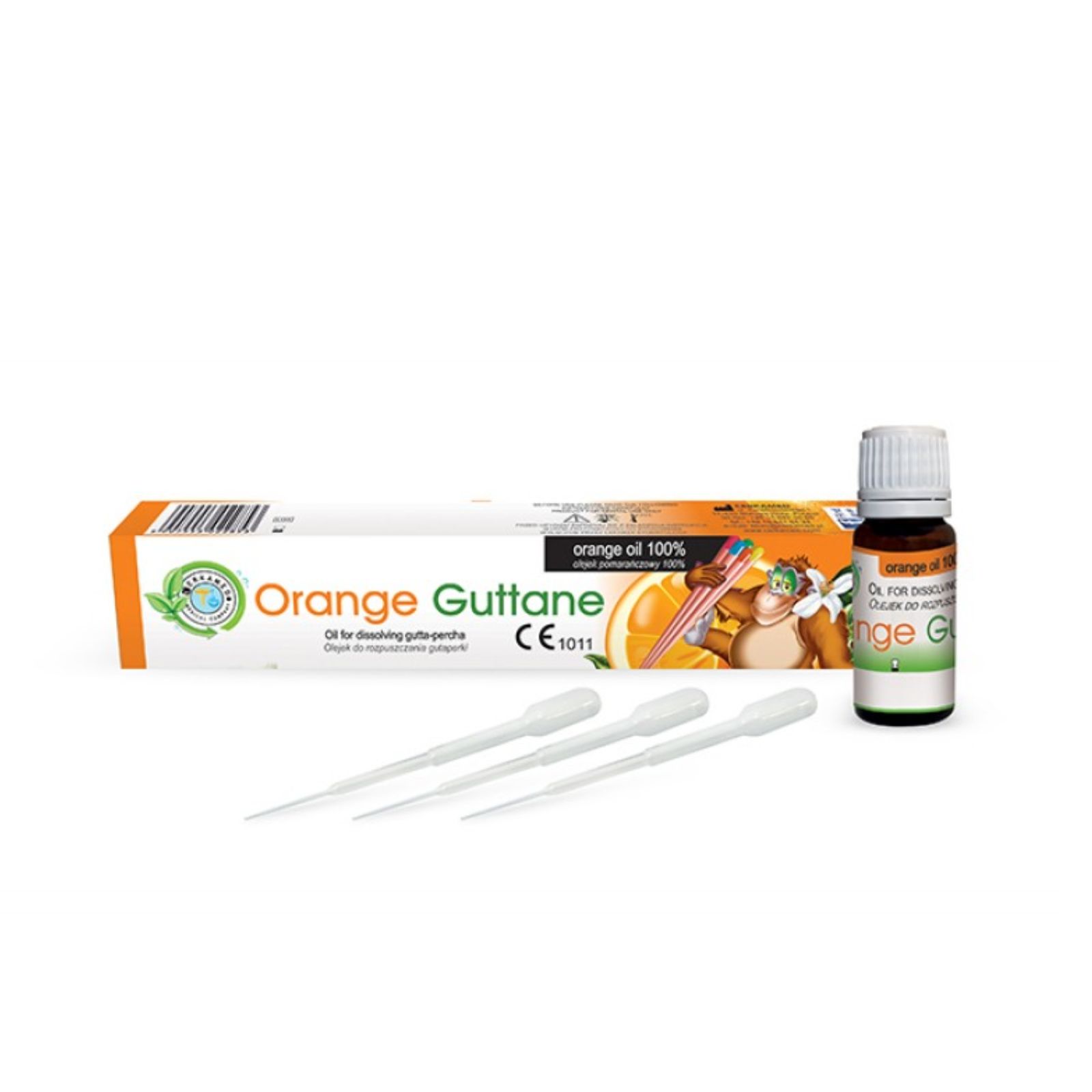 Orange Guttane Cerkamed™, олія для розчинення гутаперчі 10 мл