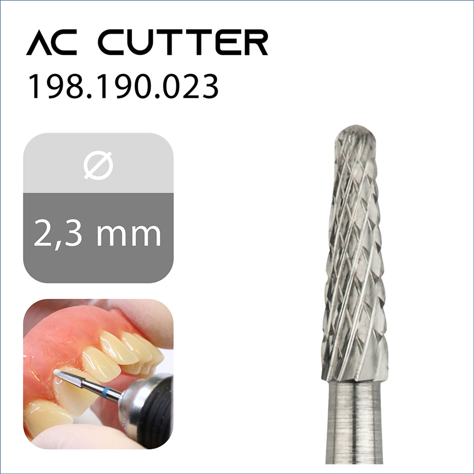 Фреза для акрилових матеріалів 4SHINE AC Cutter 198.190.023