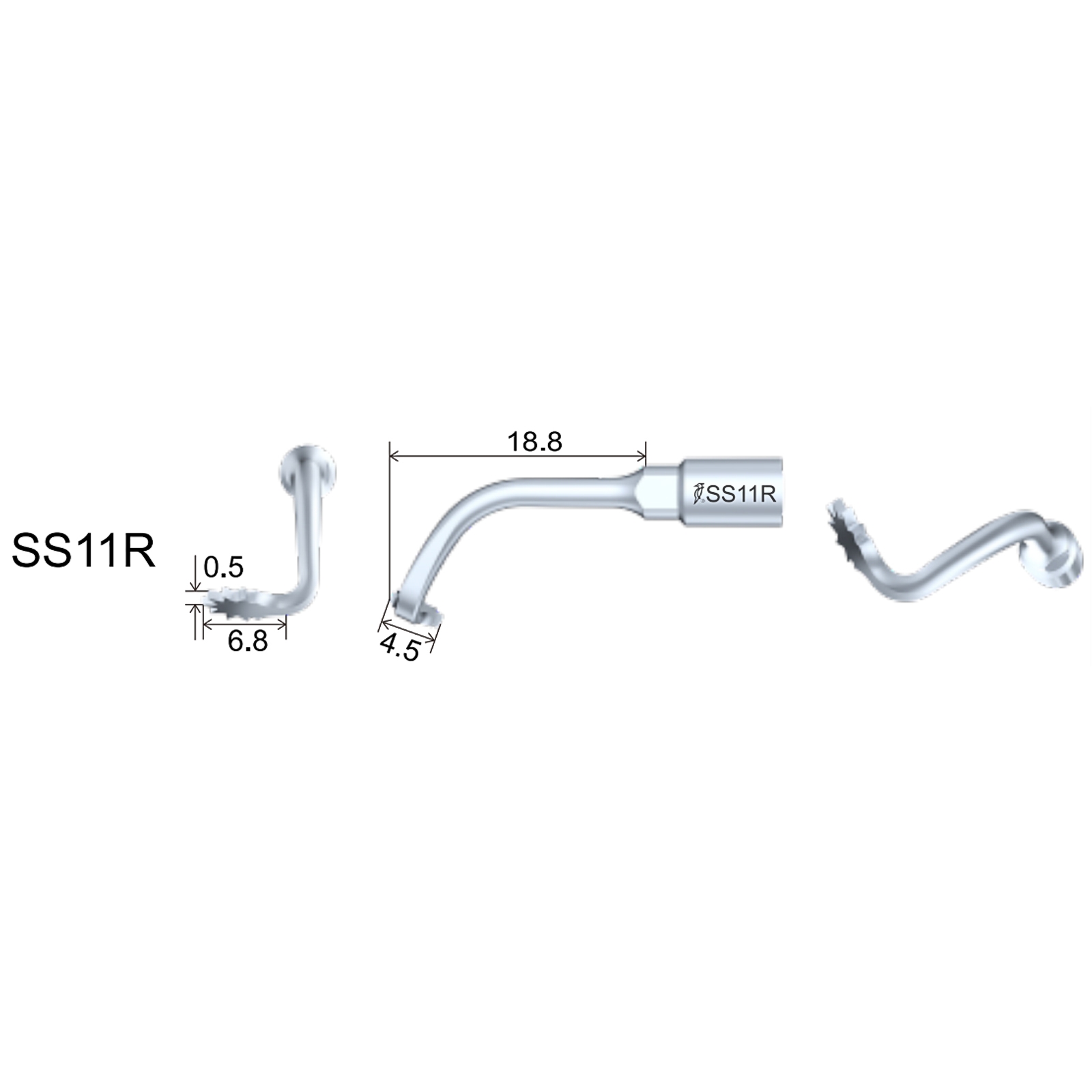 Насадка хірургічна SS11R, пила, різьба Acteon