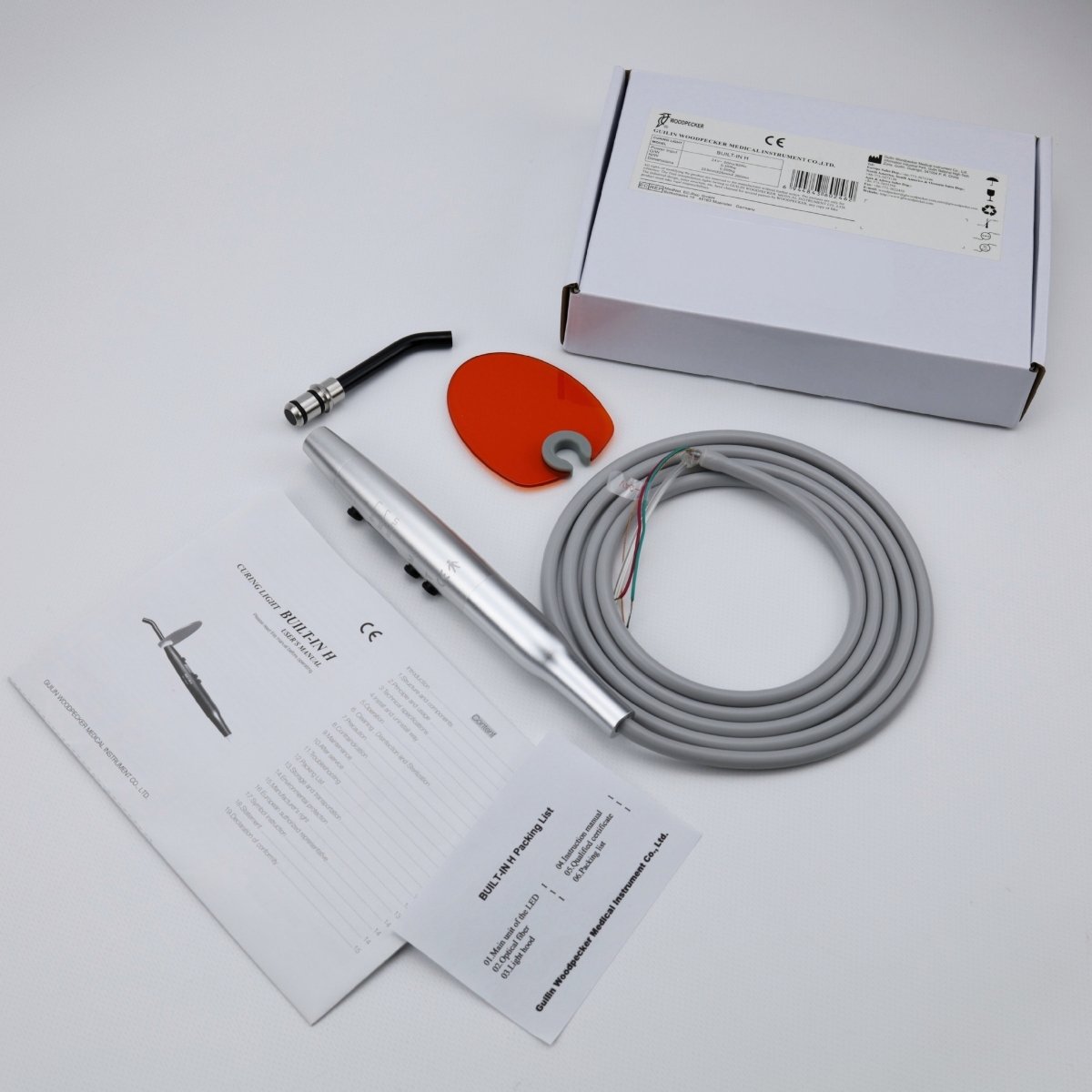 Фотополімерна лампа Woodpecker LED H (для вбудування в установку, металевий корпус, 1200 мВт/см2)