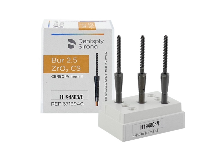 Бор Bur 2.5 ZrO2 CS для фрезера Primemill (3 шт.)