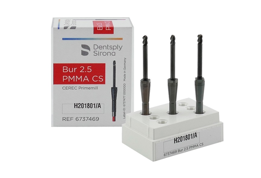 Бор Bur 2.5 PMMA CS для фрезера Primemill (3 шт.)