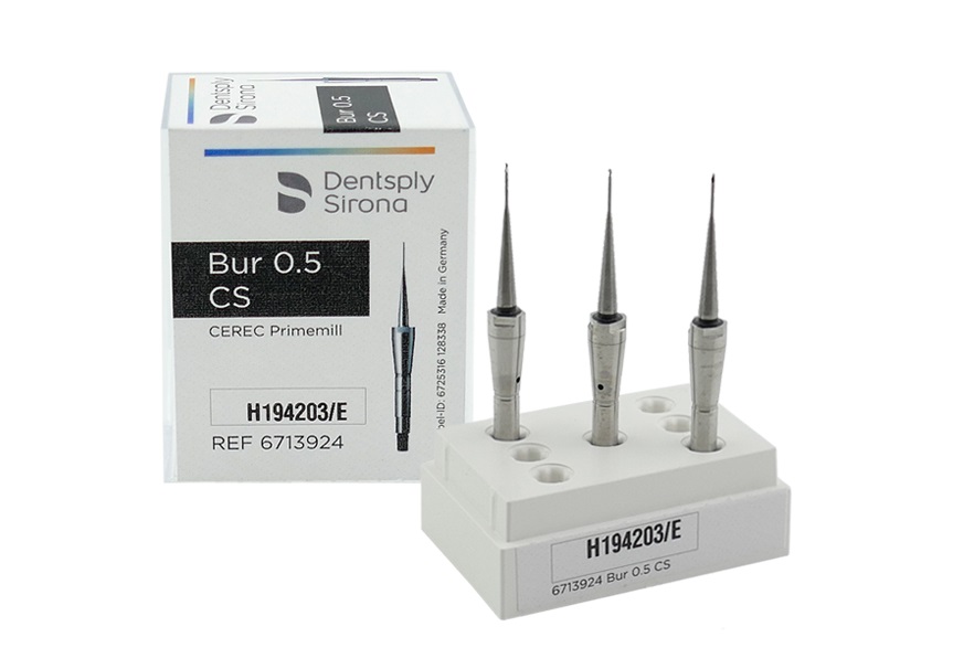 Бор Bur 0.5 CS для фрезера Primemill (3 шт.)