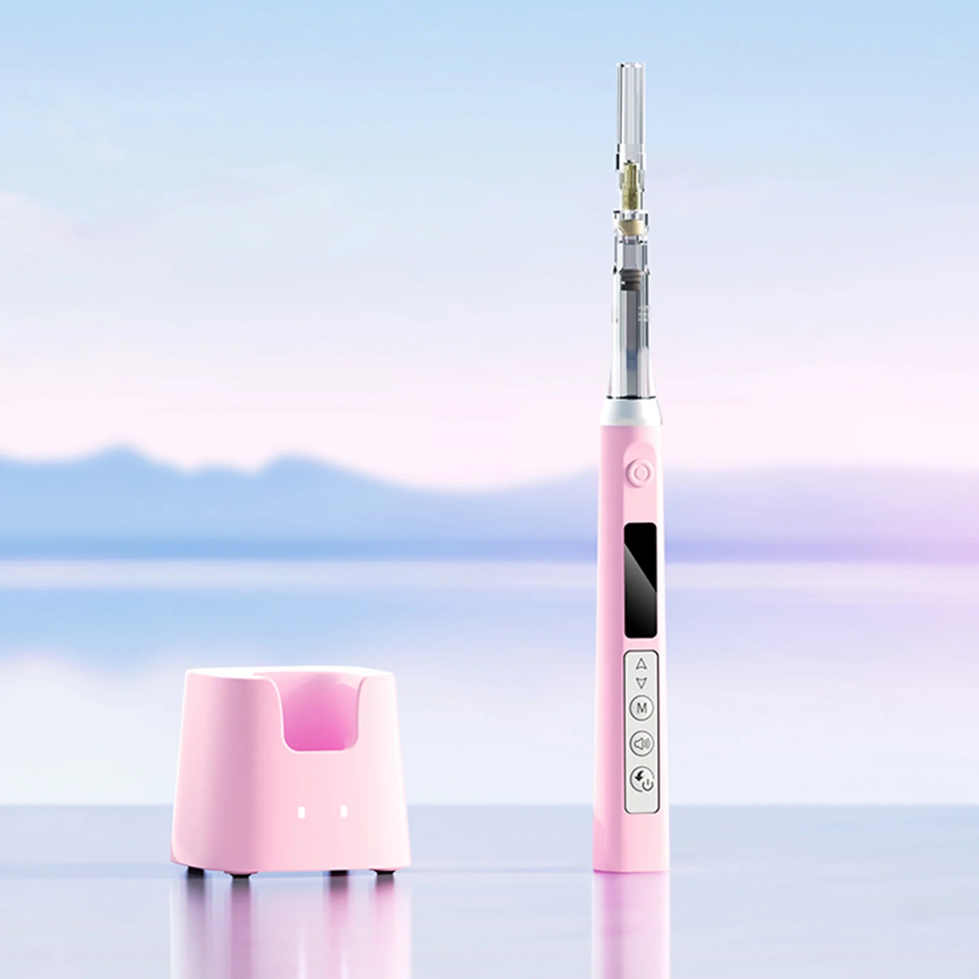 Super Pen, безпровідний прилад для анестезії (СуперПен), колір - рожевий, виробник Woodpecker, ТМ DTE