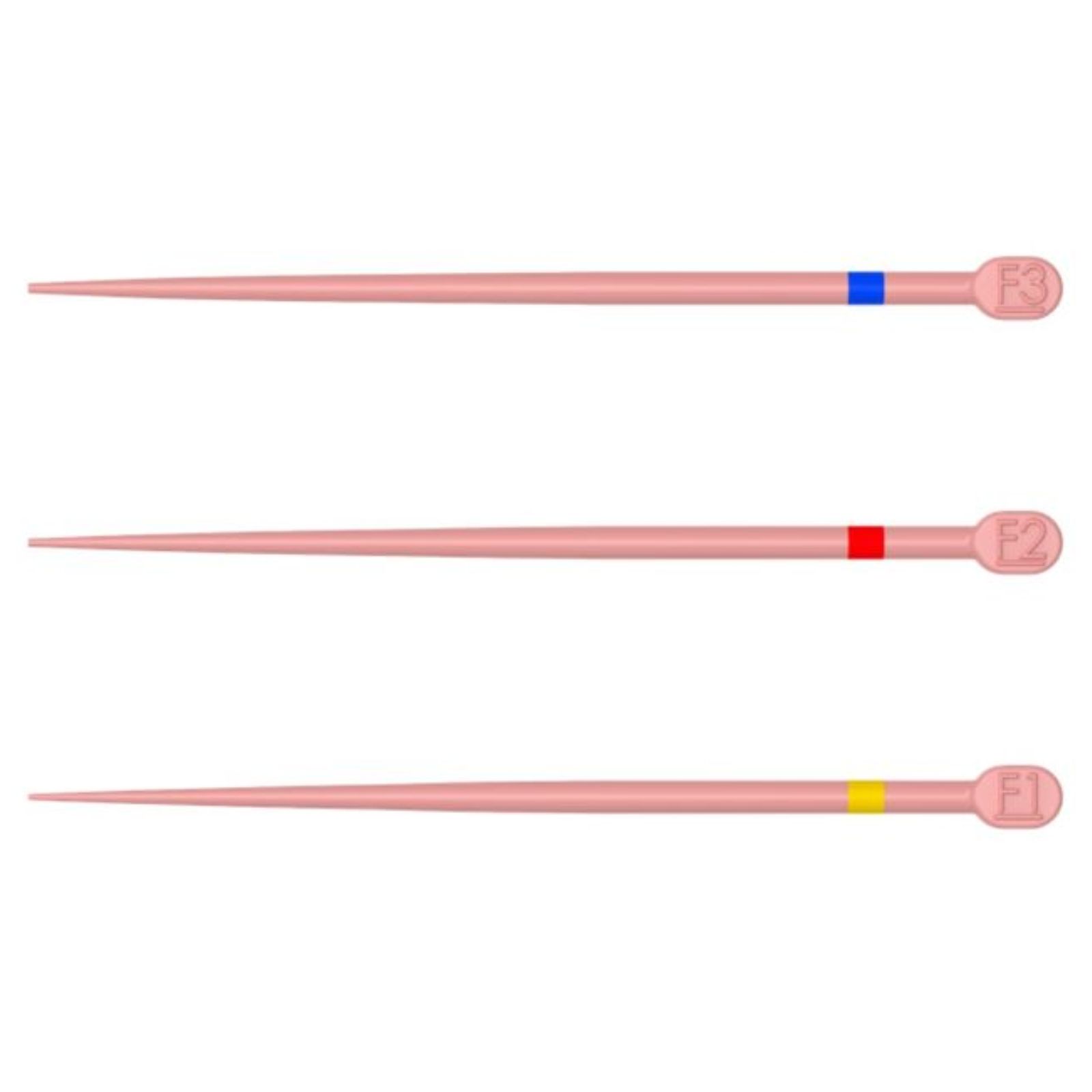 Гутаперча ProTaper Ultimate F3, Conform Fit Gutta-Percha Obturation Points, упаковка, 60 шт.