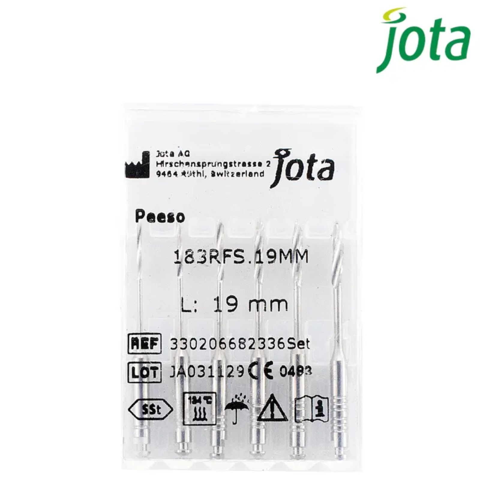 PEESO  Jota № 1-6  32мм (6шт), машинні дрильбори 70 - 170