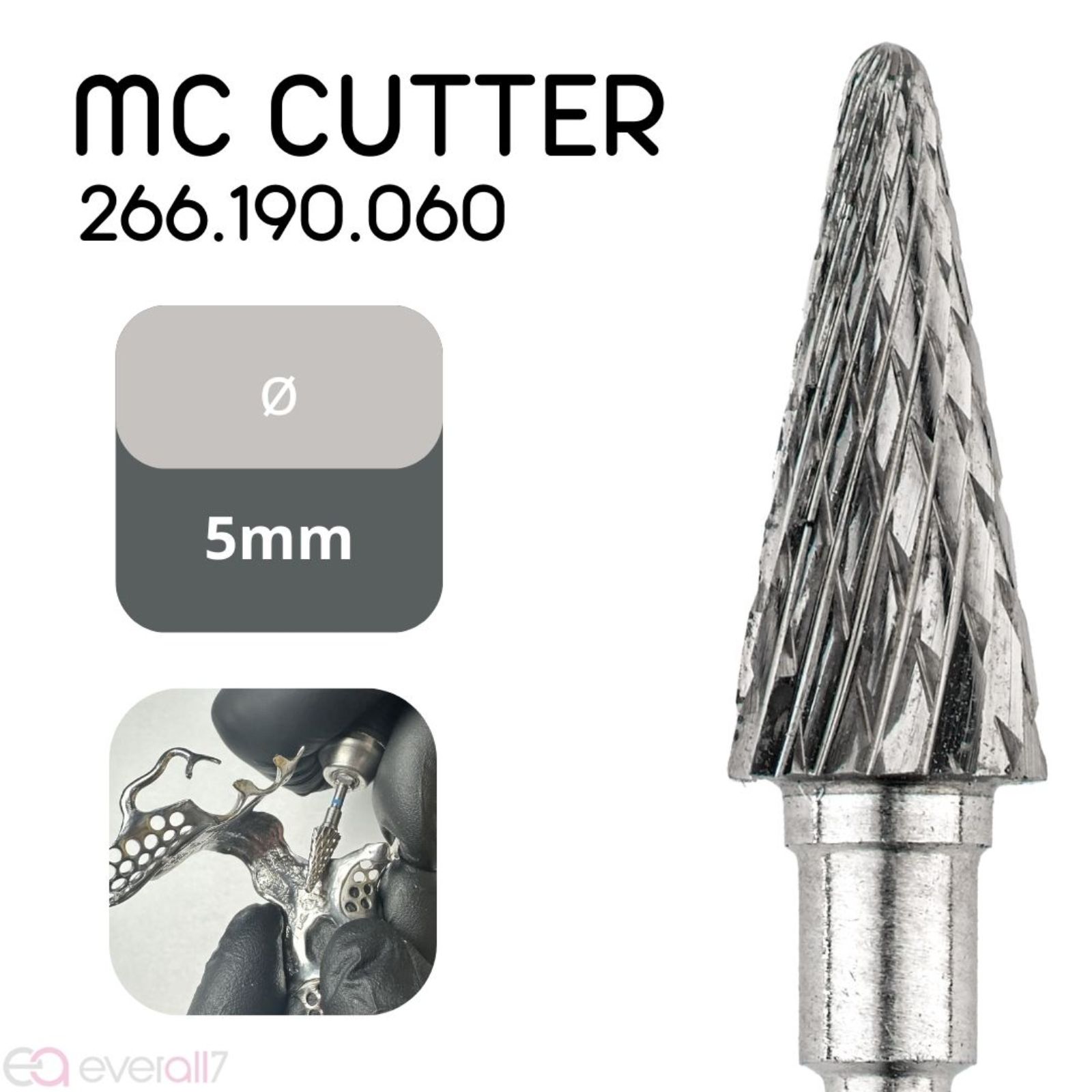 Фреза для металу 4SHINE MC Cutter 266.190.060
