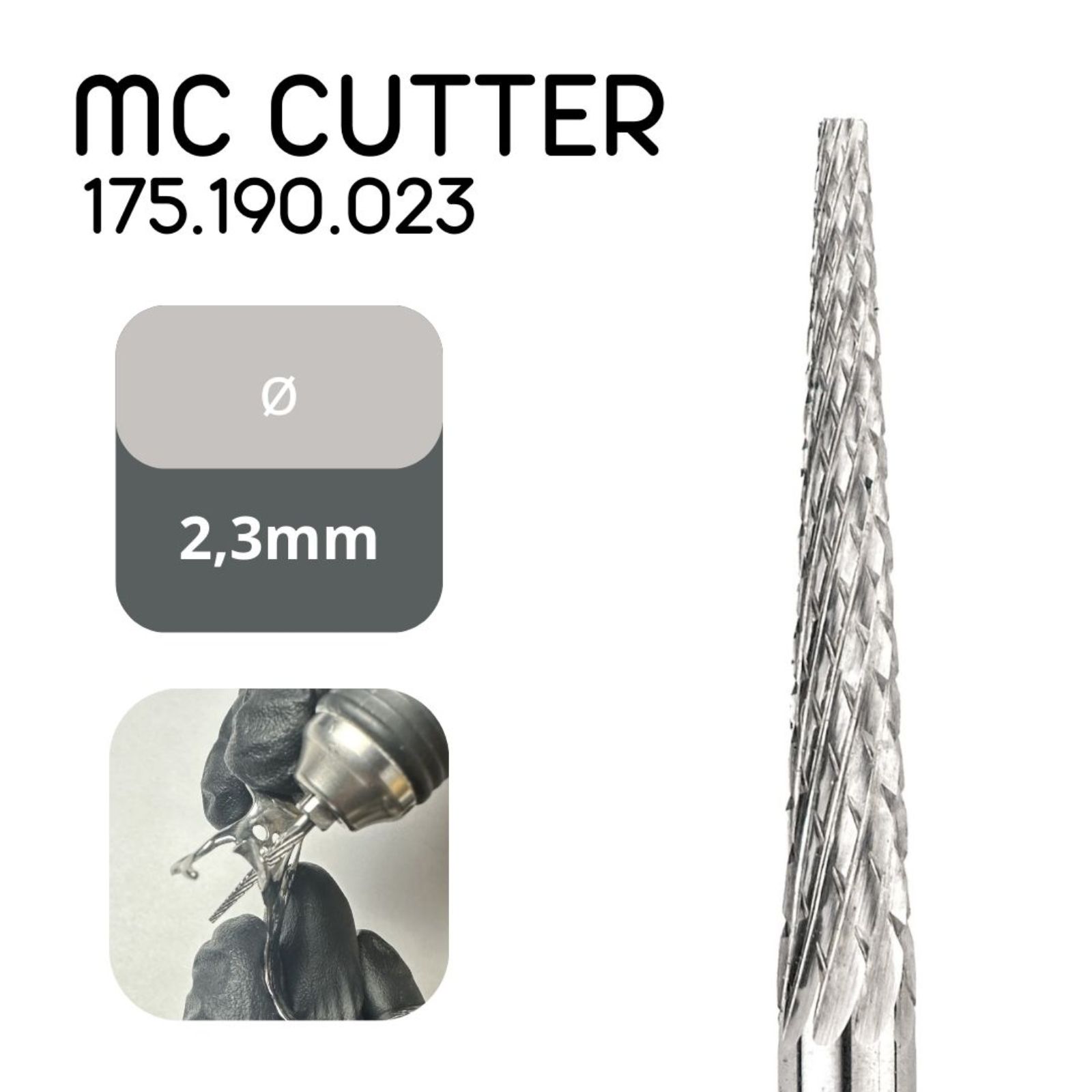 Фреза для металу 4SHINE MC Cutter 175.190.023