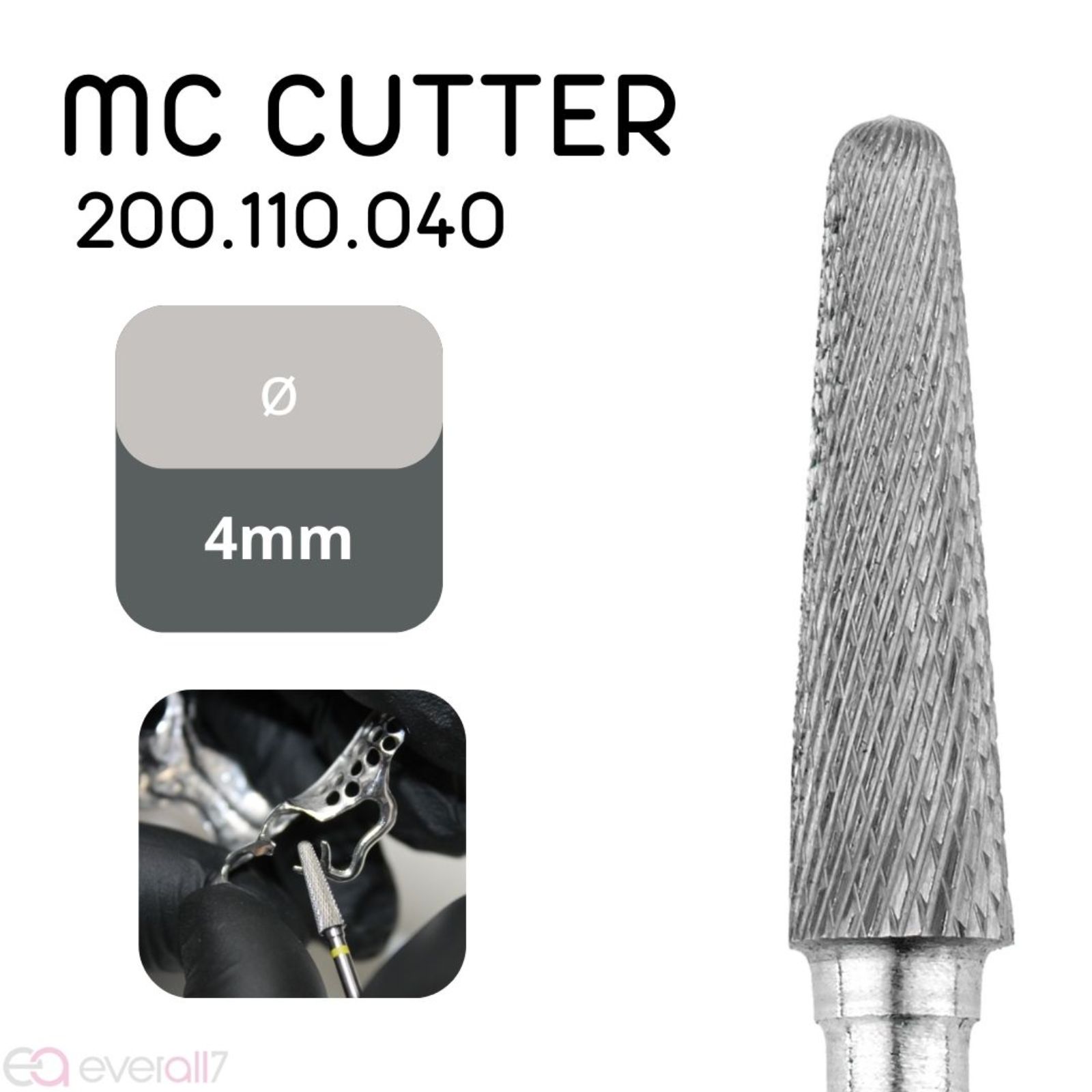 Фреза для металу 4SHINE MC Cutter 200.110.040
