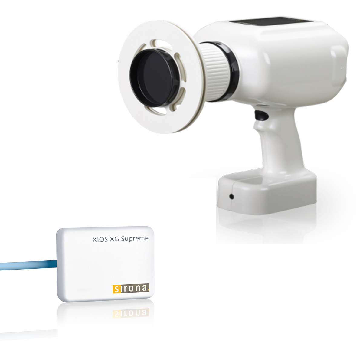 Комплект: рентген дентальний портативний Hybrid S70 (DigiMed) + візіограф Xios XG Supreme USB, розмір 1 (Dentsply Sirona)