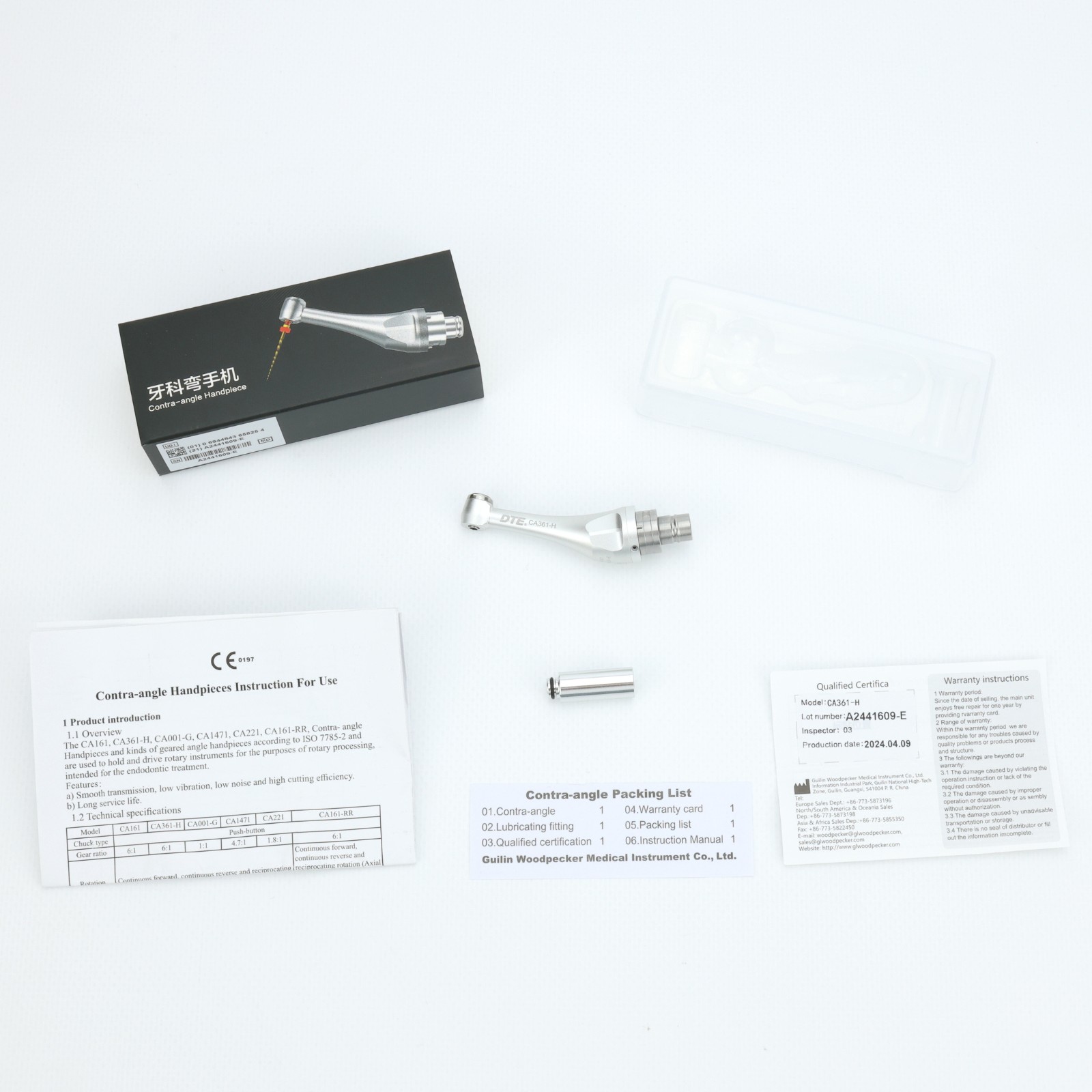Наконечник кутовий ендодонтичний до Endo Pace, Endo Free (арт. CA361-Н)