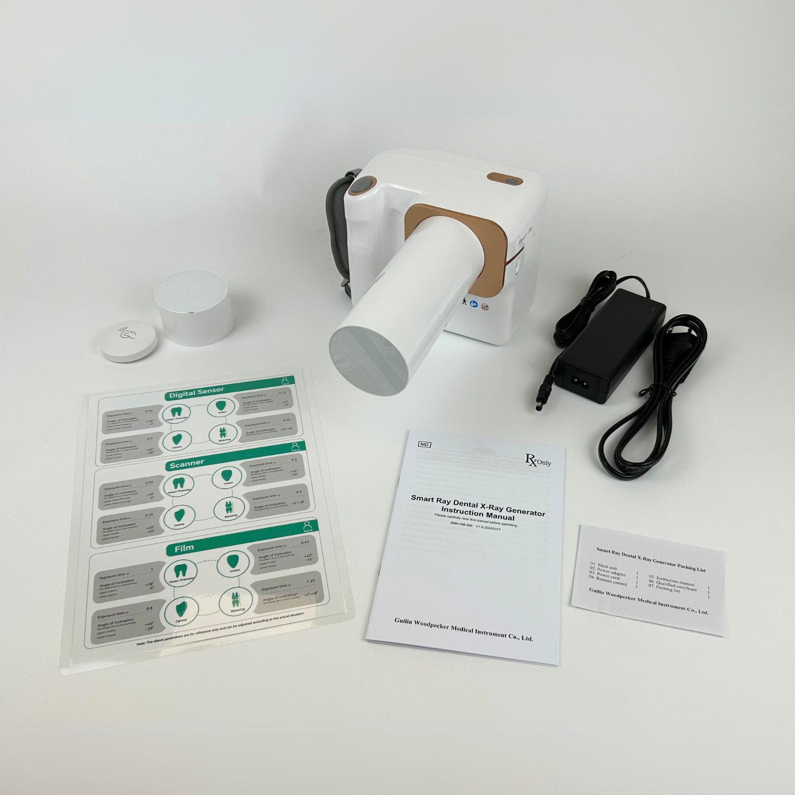 Комплект - портативний дентальний рентген Smart Ray + візіограф i-Sensor, розмір 2