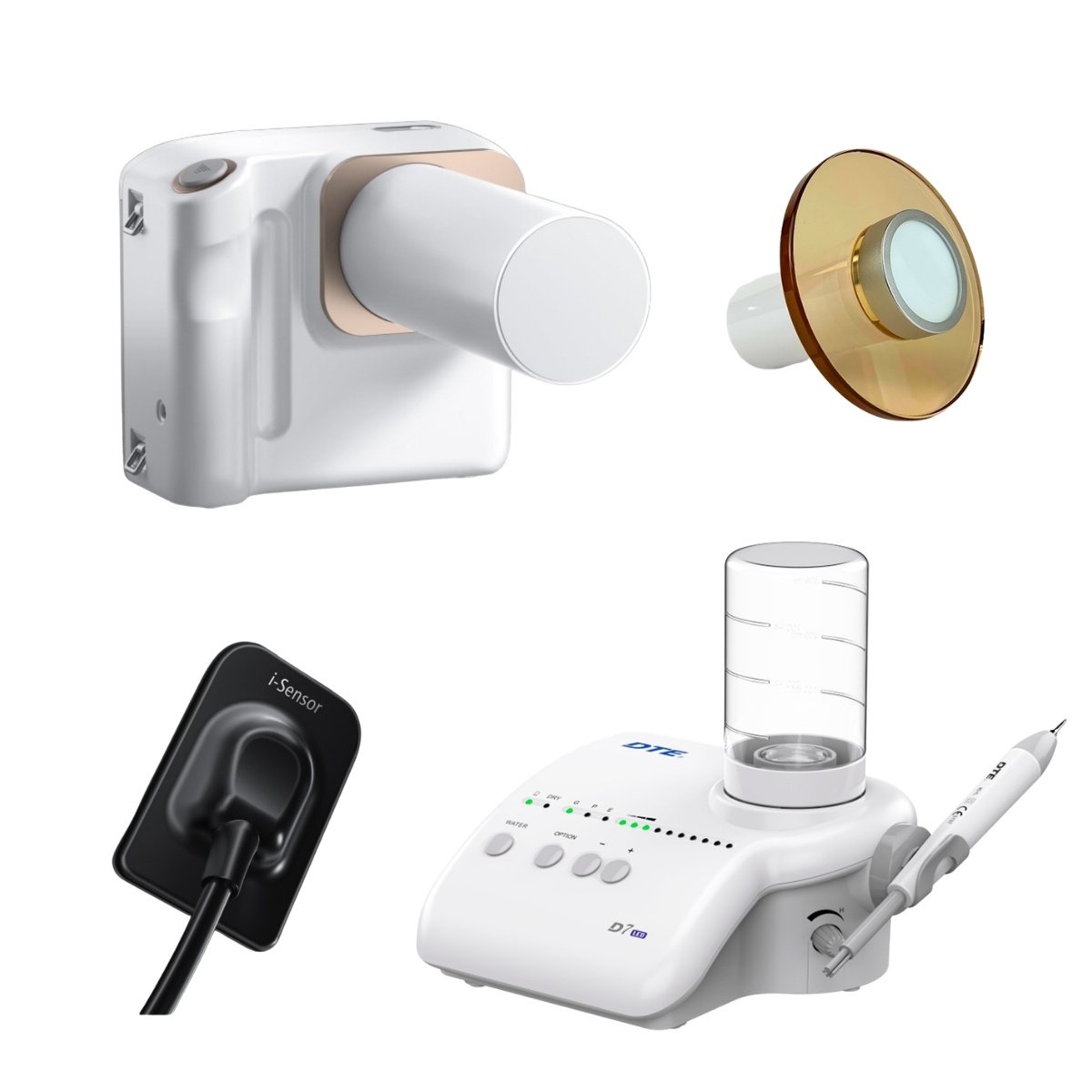 Суперціна! Комплект: портативний рентген Smart Ray + візіограф i-Sensor H1 (розмір 1) + Скалер D7 LED + екран захисту від зворотнього розсіювання для Smart Ray