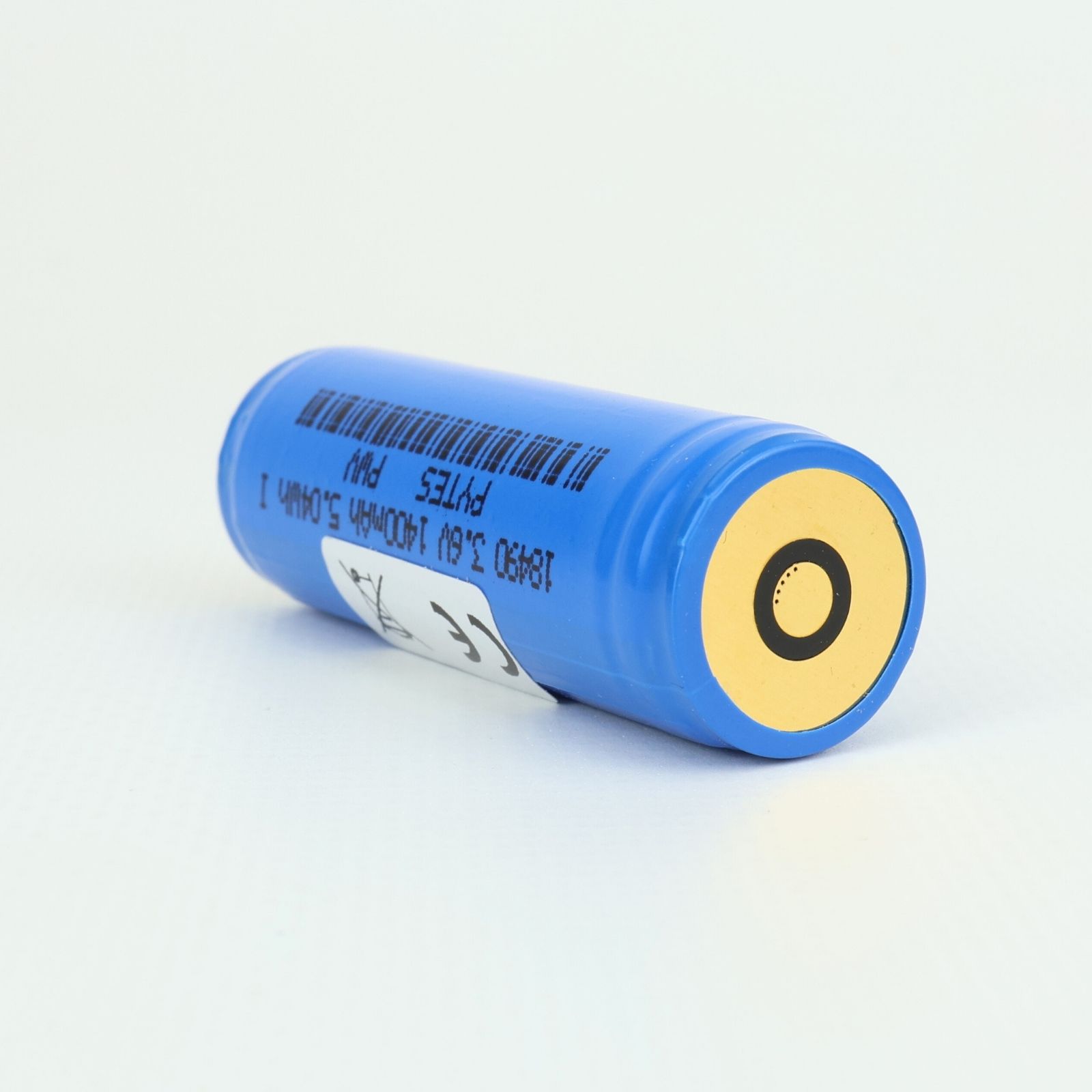 Акумулятор 18490 (18490A_тип_2), 3.6V 1400mAh 5.04Wh, без роз'єму підключення