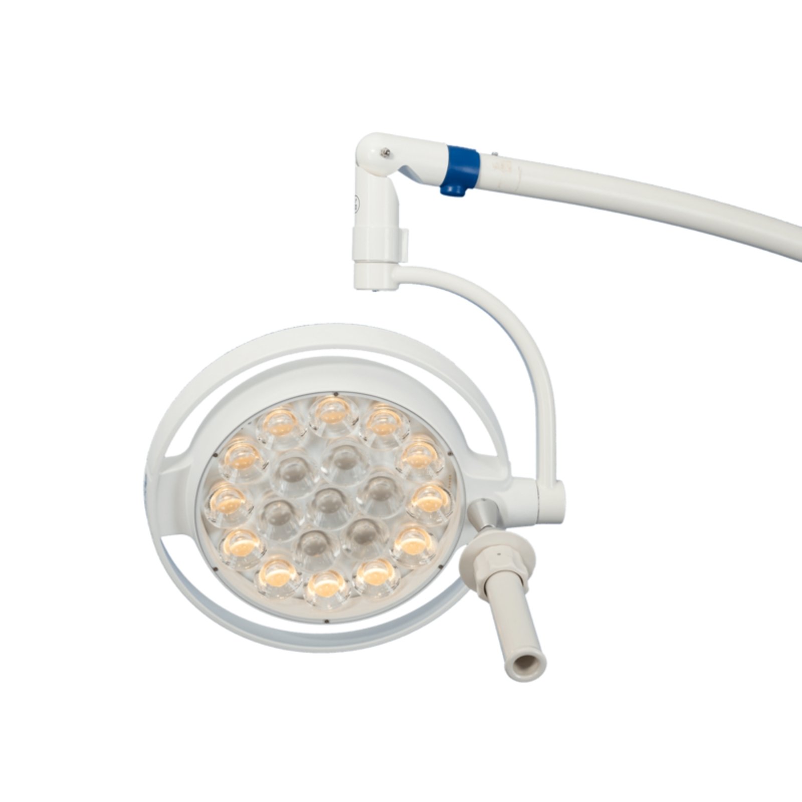 Світильник оглядовий Mach LED 130 Dental P, пересувна модель із шарнірним тримачем, чотирипромінна стійка, трансформатор у рукоятці, комплект