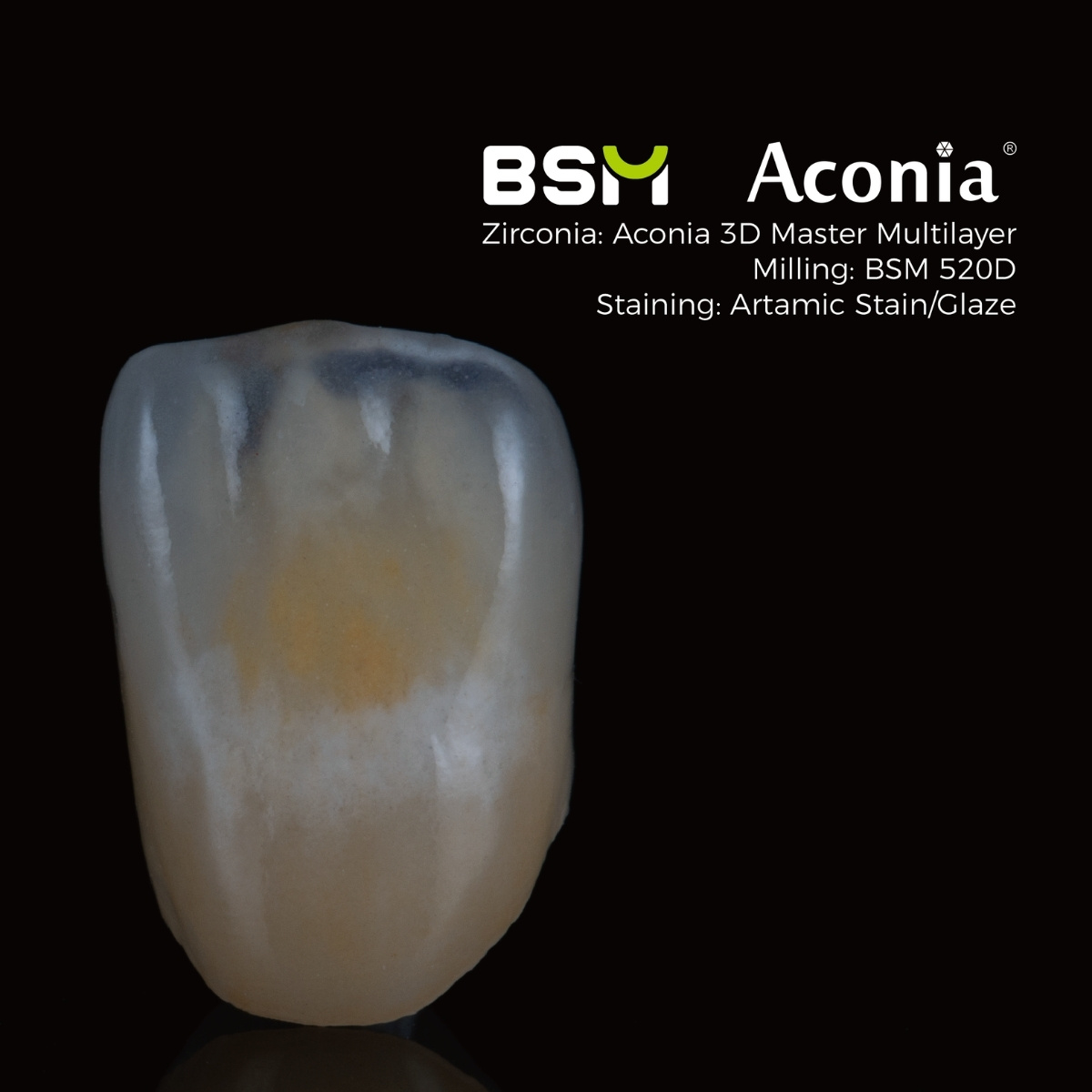 Диск цирконієвий Aconia 3D Master 98х12 мм, колір A2 - Фото 5