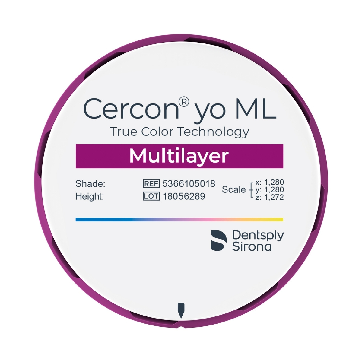 Диск цирконієвий Cercon yo ML 98х14 мм, колір А3 - Фото 1 Диск цирконієвий Cercon yo ML 98х14 мм, колір А3 - Фото 1