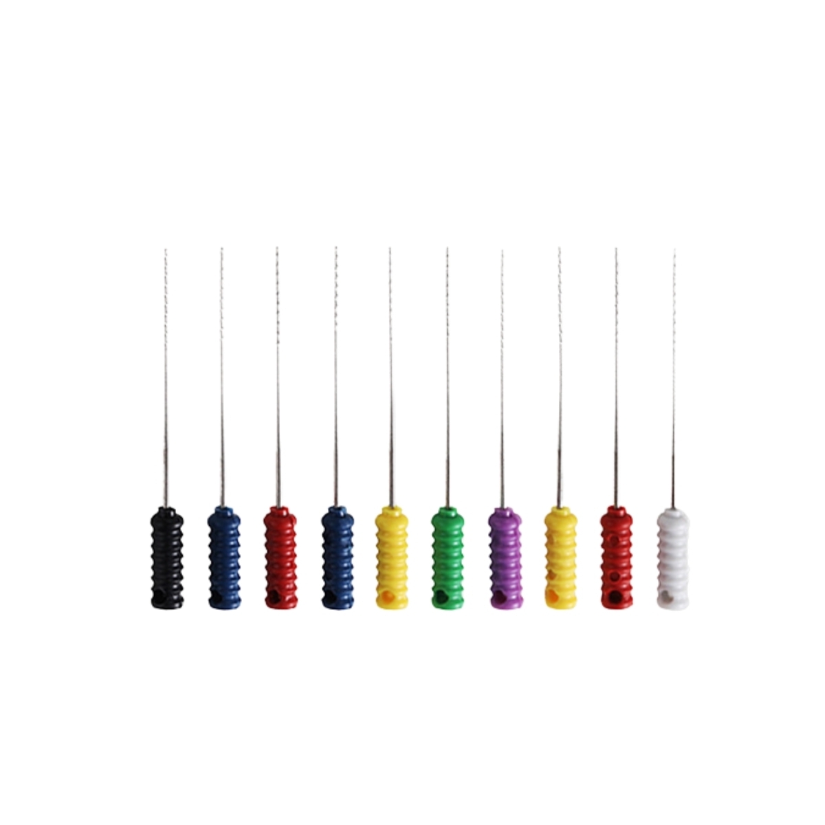 Barbed Broaches асорті (00/01/02/03/04/05/06), 25 мм, 10 шт, пульпоекстрактори ручні