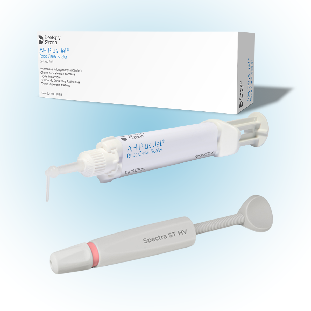 AH Plus Jet Mixing Syringe АКЦІЯ! 1 картридж силеру 15 гр + 1 шприц Neo Spectra ST HV відтінку A2 в подарунок