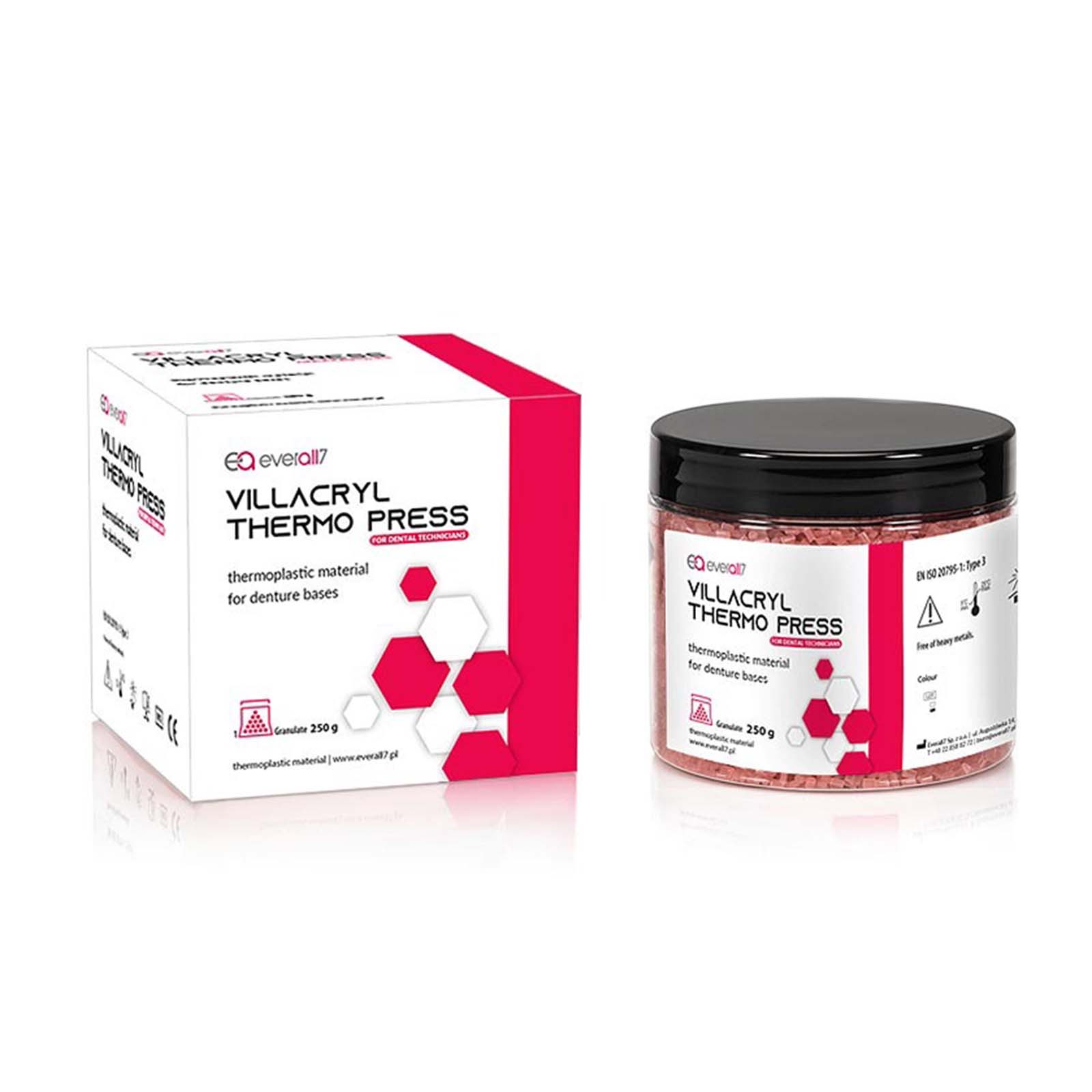 Термопластичний матеріал Villacryl Thermo Press, гранули, 250 г, Everall7