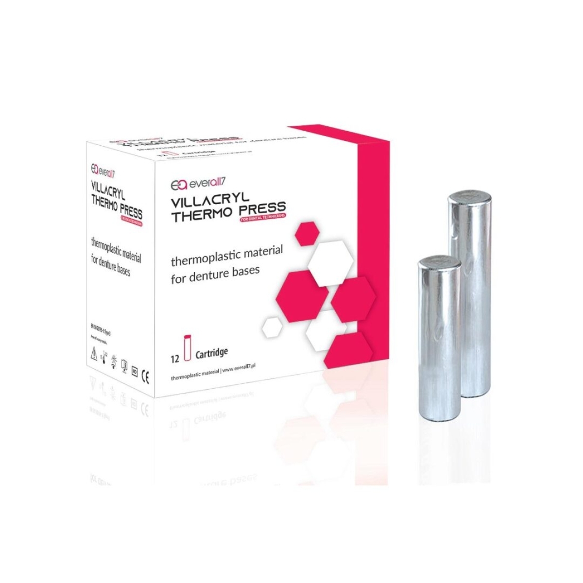 Картуш алюмінієвий порожній THERMO PRESS TUBES, 1 шт, Everall7