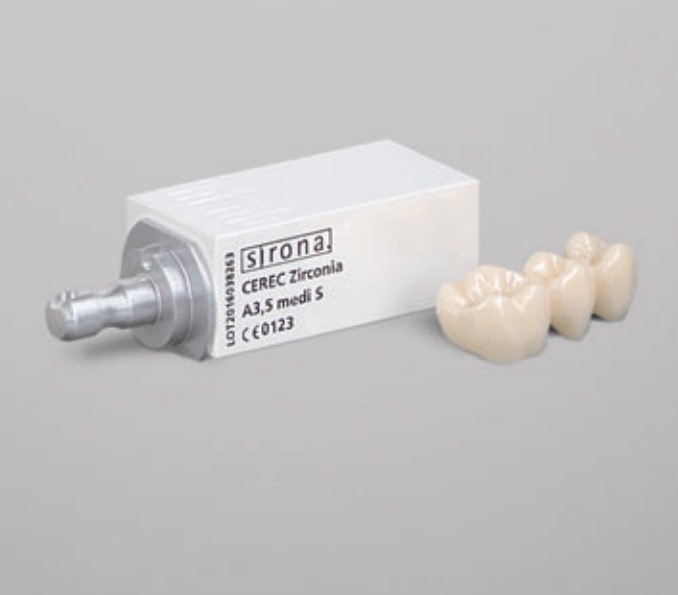 Блок цирконієвий CEREC Zirconia medi S, Dentsply Sirona