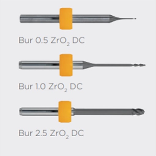 Фрези ZrO₂ DC, для фрезера inLab MC X5