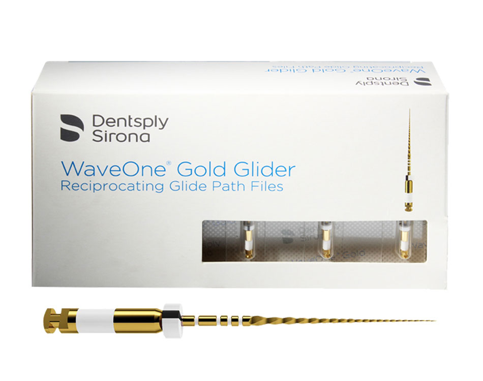 Машинні файли WAVEONE GOLD GLIDER, стерильні, 3 шт, Dentsply Sirona