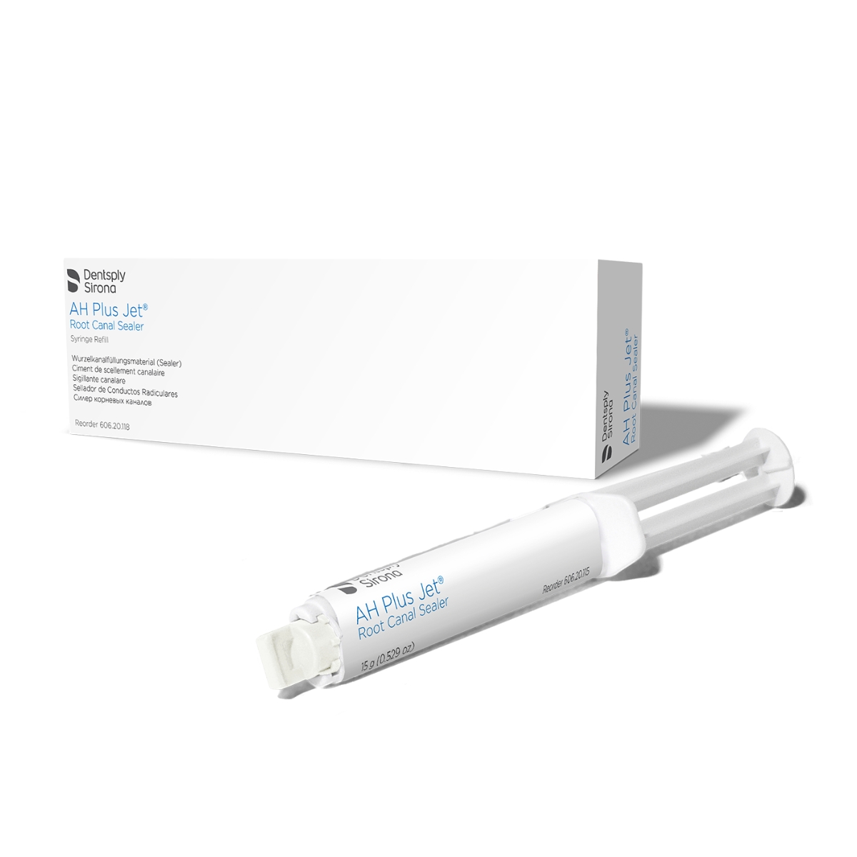 Силер AH Plus Jet Mixing Syringe, картридж 15 г, Dentsply Sirona Силер AH Plus Jet Mixing Syringe, картридж 15 г, Dentsply Sirona